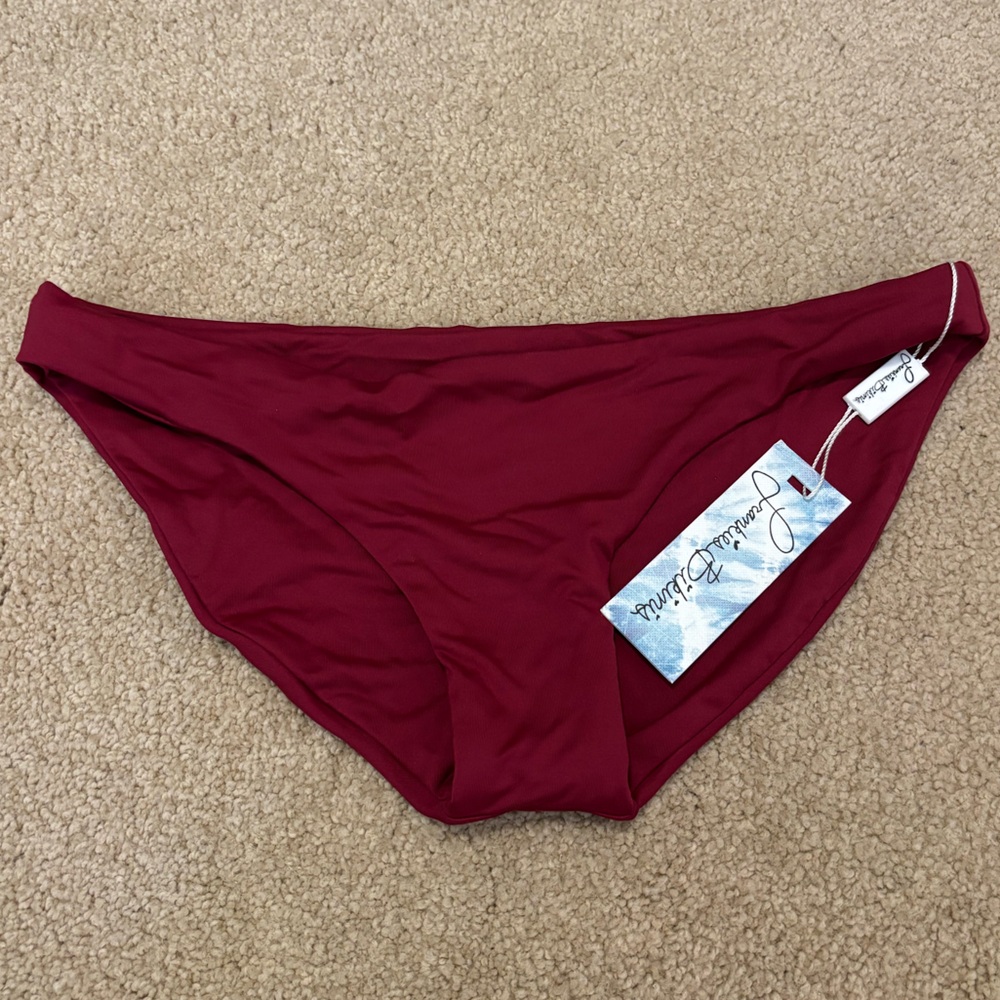 Frankie’s Bikinis Charlie Bottom Classic in Maroon